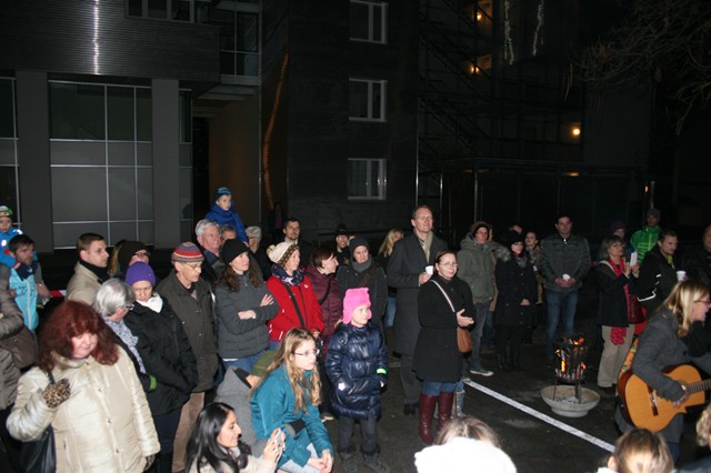 Adventsingen & Christbaumsegnung 2014